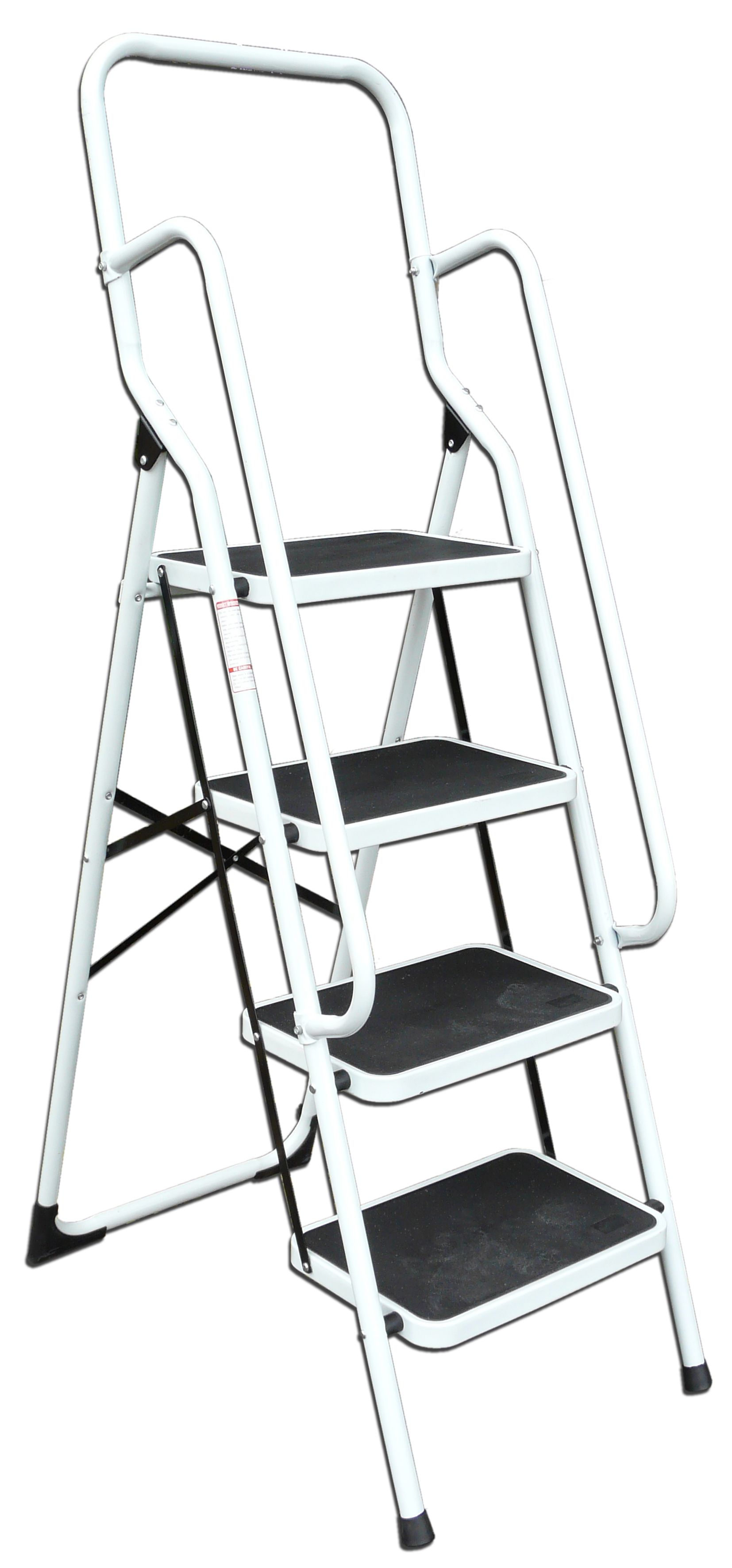 4 Step Ladder with Safety Rail - Ladders Steps