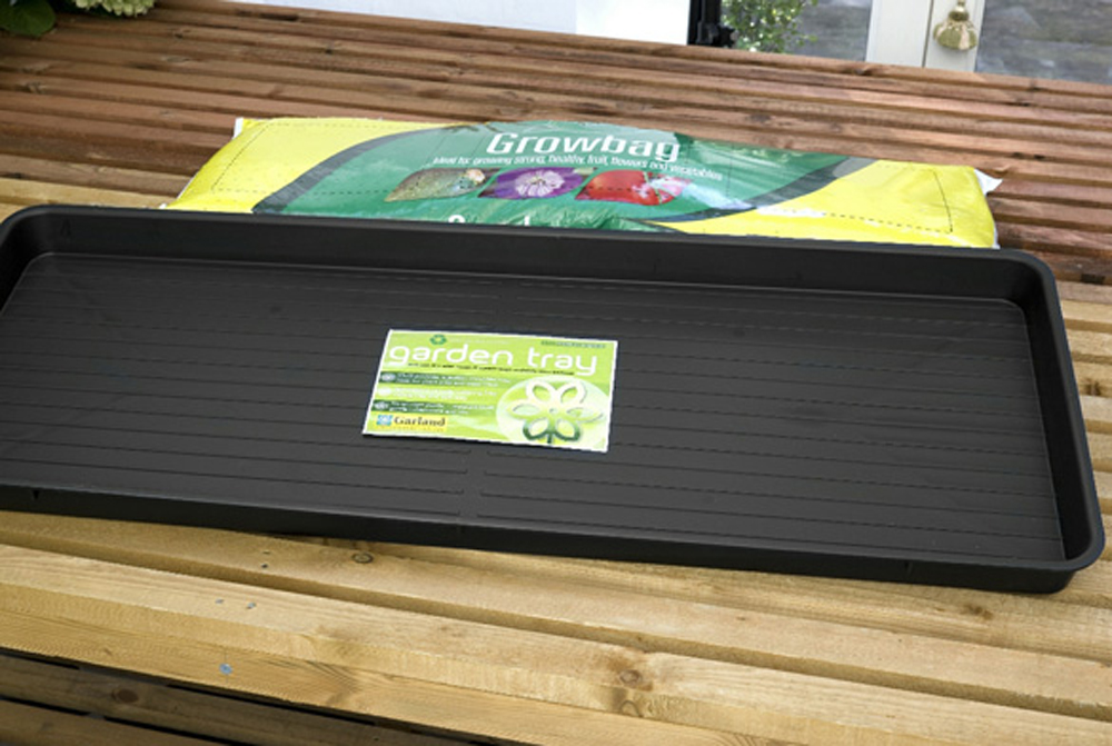Grow Bag Tray Black Garden Trays