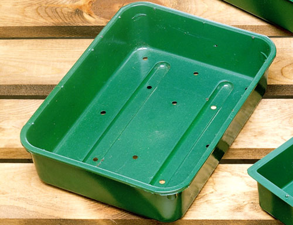 Small Seed Tray Black Garden Trays
