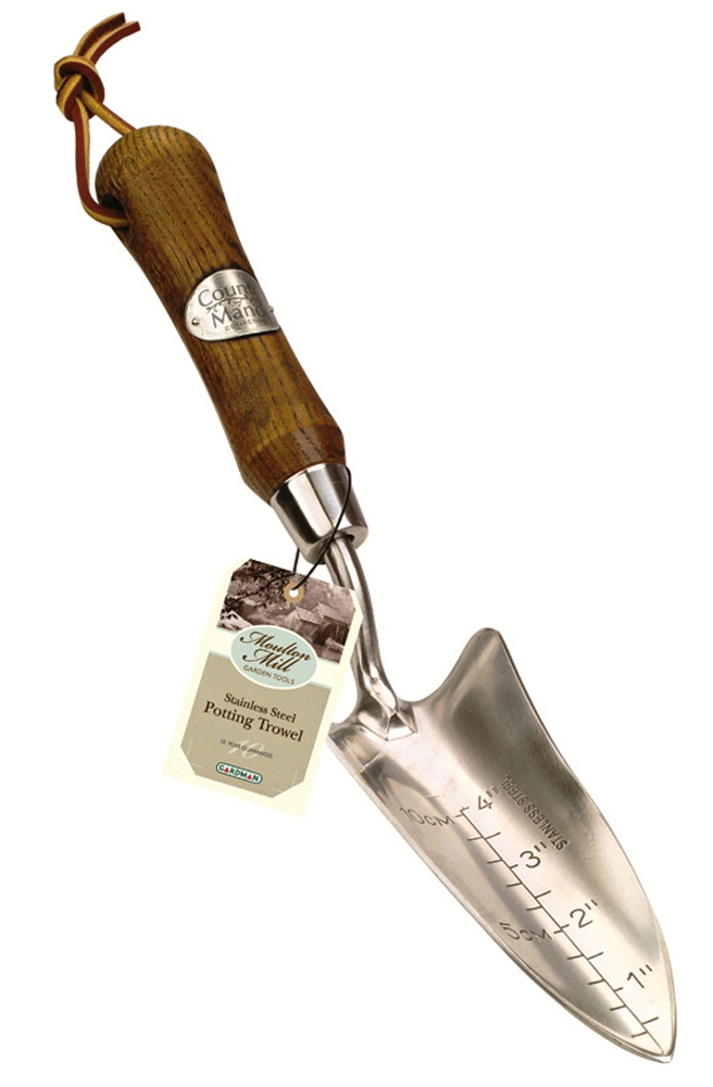 Gardman Moulton Mill Wooden Potting Trowel Garden Tools and Equipment