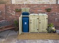 Wheelie Bin Screen - 2 Bin / 2 Box 
