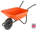 Orange Garden Wheelbarrow 120kg 