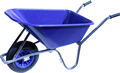 Blue Garden Wheelbarrow 120kg 