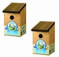 Bird Nesting Box - 2 Pack 